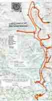 Trip map for Outward Bound trip